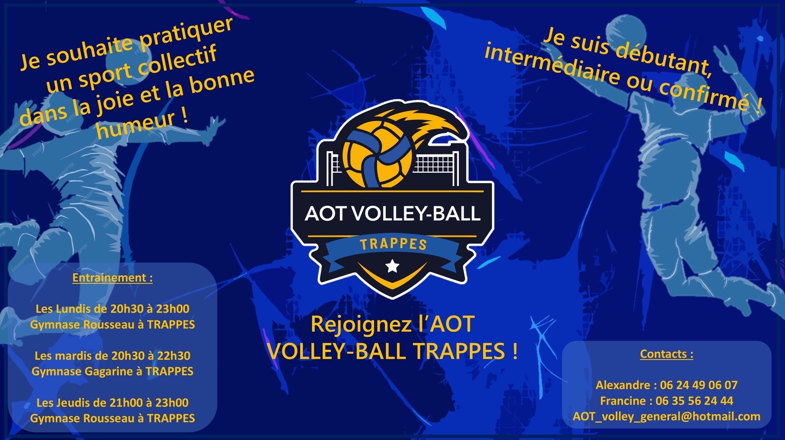 🏐 Rejoins l’aventure Volley !