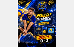 🏐 Résultat du match – Équipe 3 M