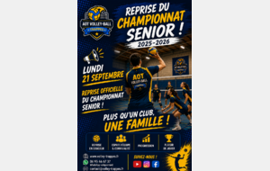 Reprise du championnat senior