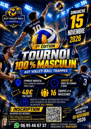 Tournoi 100% Masculin