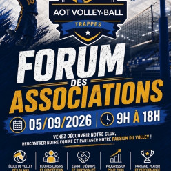 🏐 AOT Volley Ball Trappes au Forum des Associations !