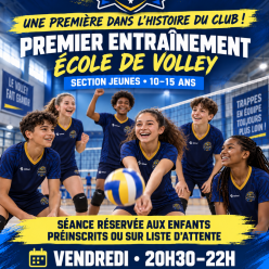 🏐 Une première historique pour l’AOT Volley-ball de Trappes