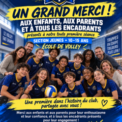 🏐 Une première historique pour notre section jeunes !