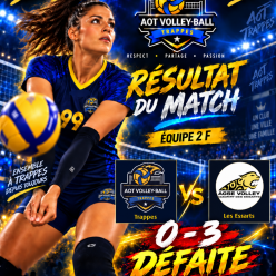 🏐 ÉQUIPE 2 F – DÉFAITE FACE AUX ESSARTS