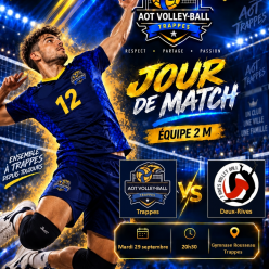 🏐 JOUR DE MATCH – ÉQUIPE 2 M 🔥