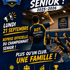 Reprise du championnat senior